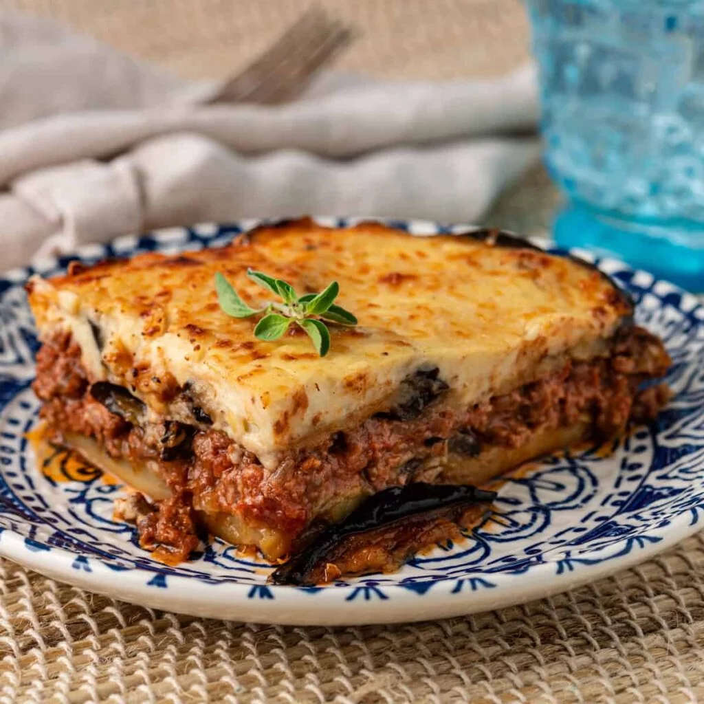 Moussaka (Greek Beef and Eggplant Lasagna)